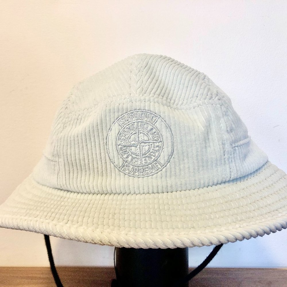 Stone Island x Supreme Corduroy Bucket Hat